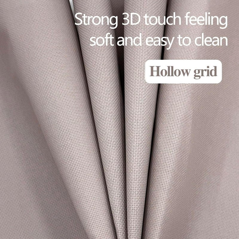 Zhenqing 14CT Aida Cloth - 30x35 Inch Cross Stitch Fabric for Embroidery, Pre-Cut Needlework Material, Acid-Free, Durable Weave(Light Coffee Color) - Image 5